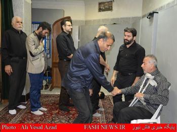 مراسم هفتمین روز شهادت جانباز موسوی/تصاویر