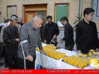 مراسم هفتمین روز شهادت جانباز موسوی/تصاویر
