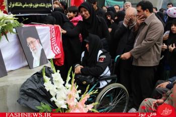 گزارش تصویری از تشییع جانباز شهید علیرضا ملکی