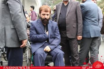 گزارش تصویری از تشییع جانباز شهید علیرضا ملکی