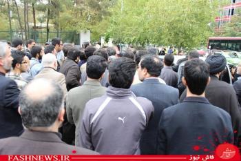 گزارش تصویری از تشییع جانباز شهید علیرضا ملکی