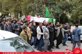 گزارش تصویری از تشییع جانباز شهید علیرضا ملکی