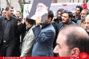 گزارش تصویری از تشییع جانباز شهید علیرضا ملکی