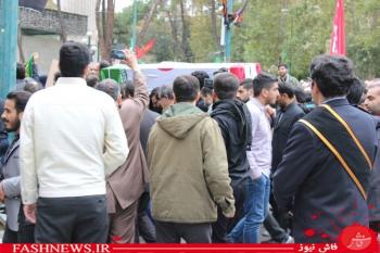 گزارش تصویری از تشییع جانباز شهید علیرضا ملکی