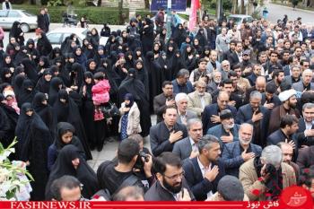 گزارش تصویری از تشییع جانباز شهید علیرضا ملکی