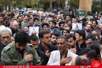 گزارش تصویری از تشییع جانباز شهید علیرضا ملکی