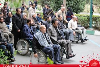 گزارش تصویری از تشییع جانباز شهید علیرضا ملکی