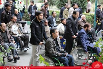 گزارش تصویری از تشییع جانباز شهید علیرضا ملکی