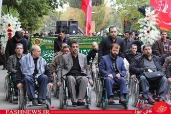 گزارش تصویری از تشییع جانباز شهید علیرضا ملکی