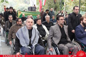 گزارش تصویری از تشییع جانباز شهید علیرضا ملکی