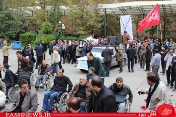 گزارش تصویری از تشییع جانباز شهید علیرضا ملکی
