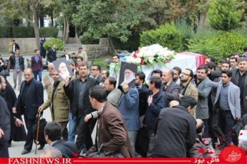 گزارش تصویری از تشییع جانباز شهید علیرضا ملکی