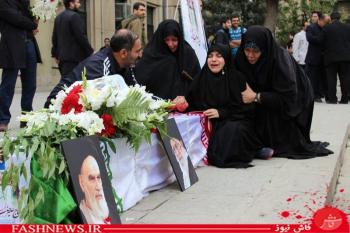 گزارش تصویری از تشییع جانباز شهید علیرضا ملکی