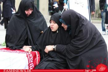 گزارش تصویری از تشییع جانباز شهید علیرضا ملکی