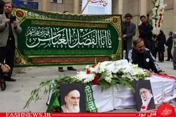 گزارش تصویری از تشییع جانباز شهید علیرضا ملکی