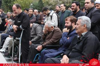گزارش تصویری از تشییع جانباز شهید علیرضا ملکی