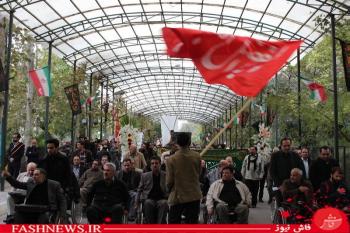 گزارش تصویری از تشییع جانباز شهید علیرضا ملکی