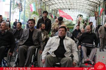 گزارش تصویری از تشییع جانباز شهید علیرضا ملکی