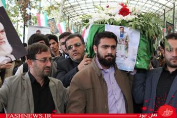 گزارش تصویری از تشییع جانباز شهید علیرضا ملکی