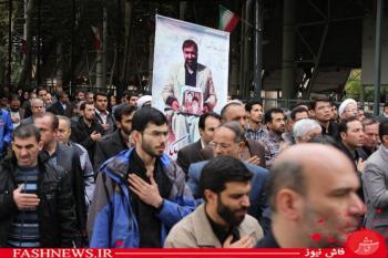 گزارش تصویری از تشییع جانباز شهید علیرضا ملکی