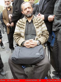 حضور جانبازان و ایثارگران در راهپیمایی 13 آبان