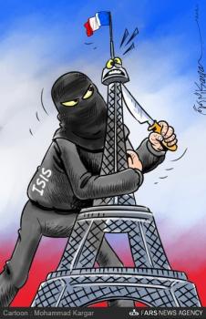 عاقبت لایک به تروریست ها/کاریکاتور