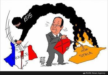 عاقبت لایک به تروریست ها/کاریکاتور
