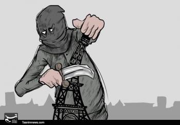 عاقبت لایک به تروریست ها/کاریکاتور