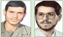 شهیدی کنار ضریح امام رضا(ع)
