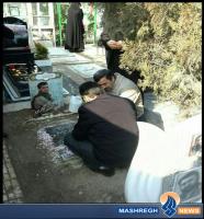 «احمدی نژاد»برمزارِ مدافع حرم