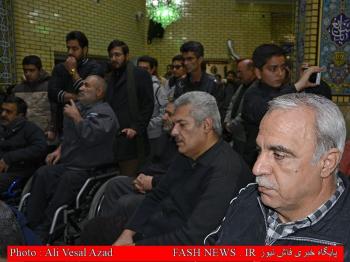 گزارش تصویری از تشییع جانباز شهید 