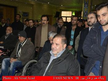 گزارش تصویری از تشییع جانباز شهید 