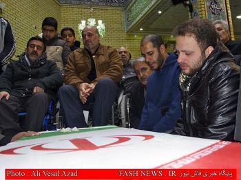 گزارش تصویری از تشییع جانباز شهید 