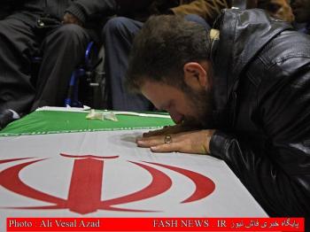 گزارش تصویری از تشییع جانباز شهید 