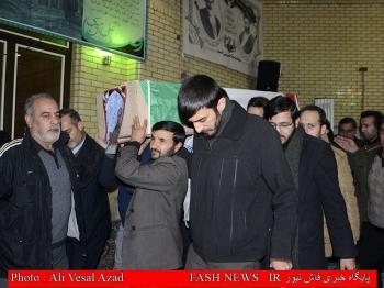 گزارش تصویری از تشییع جانباز شهید 