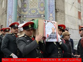 گزارش تصویری از تشییع جانباز شهید 