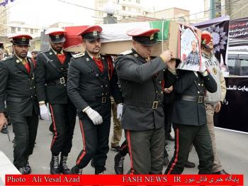گزارش تصویری از تشییع جانباز شهید 