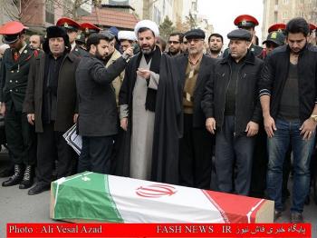 گزارش تصویری از تشییع جانباز شهید 
