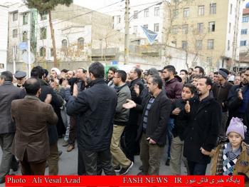 گزارش تصویری از تشییع جانباز شهید 