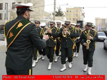 گزارش تصویری از تشییع جانباز شهید 