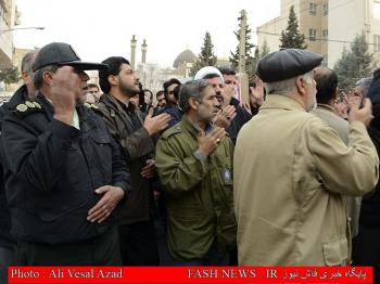 گزارش تصویری از تشییع جانباز شهید 