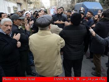 گزارش تصویری از تشییع جانباز شهید 