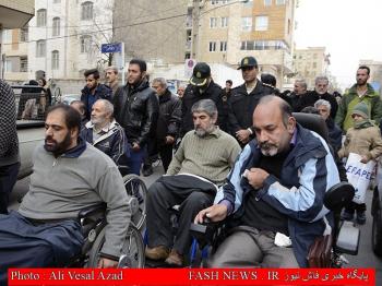 گزارش تصویری از تشییع جانباز شهید 