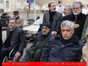 گزارش تصویری از تشییع جانباز شهید 