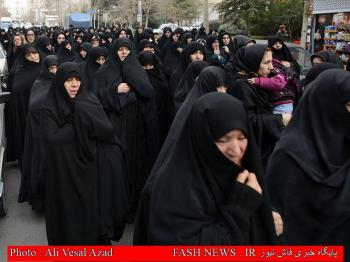 گزارش تصویری از تشییع جانباز شهید 