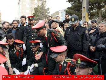 گزارش تصویری از تشییع جانباز شهید 