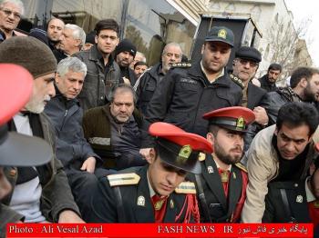 گزارش تصویری از تشییع جانباز شهید 