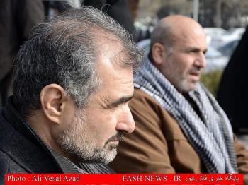 گزارش تصویری از تدفین جانباز شهید 