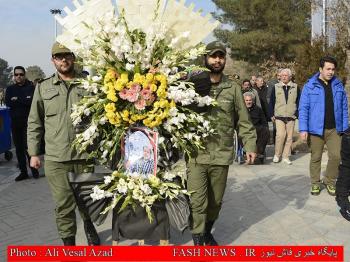 گزارش تصویری از تدفین جانباز شهید 