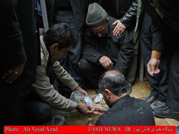 گزارش تصویری از تدفین جانباز شهید 